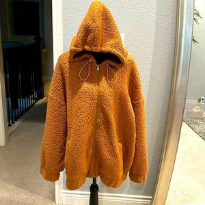 Aerie Teddy Zip Up | Women’s Size XL